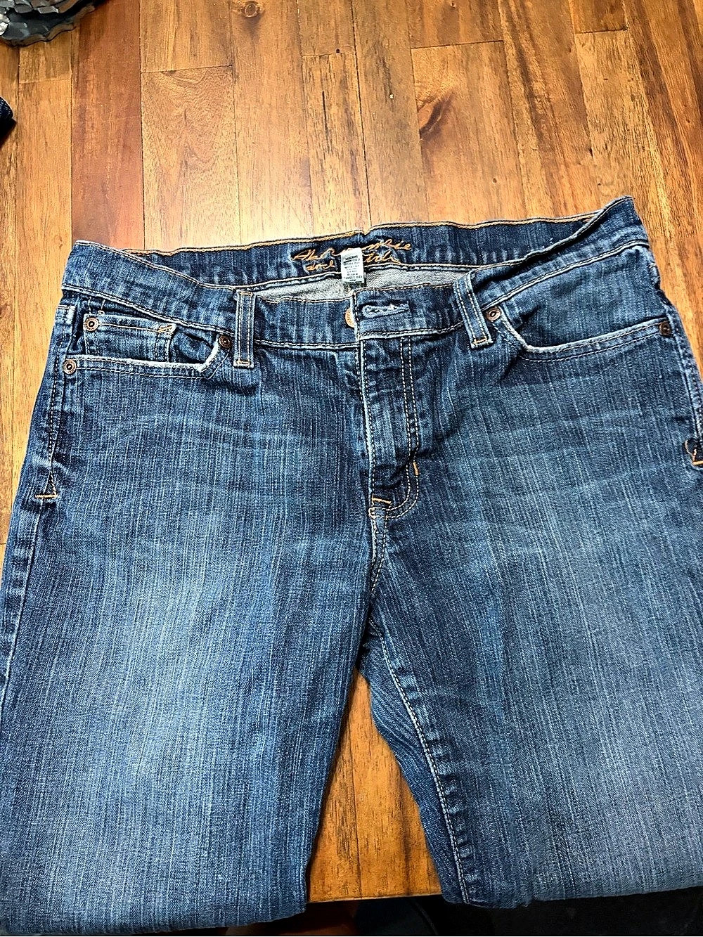 Abercrombie & Fitch A&F Boot Bootcut Jeans Blue Waist 8R